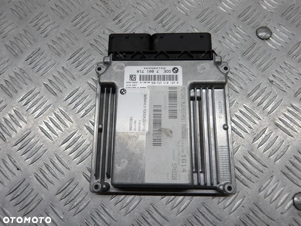 BMW E91 KOMBI 2.0D M47 04-08 KOMPUTER STEROWNIK SILNIKA 7801710 - 1