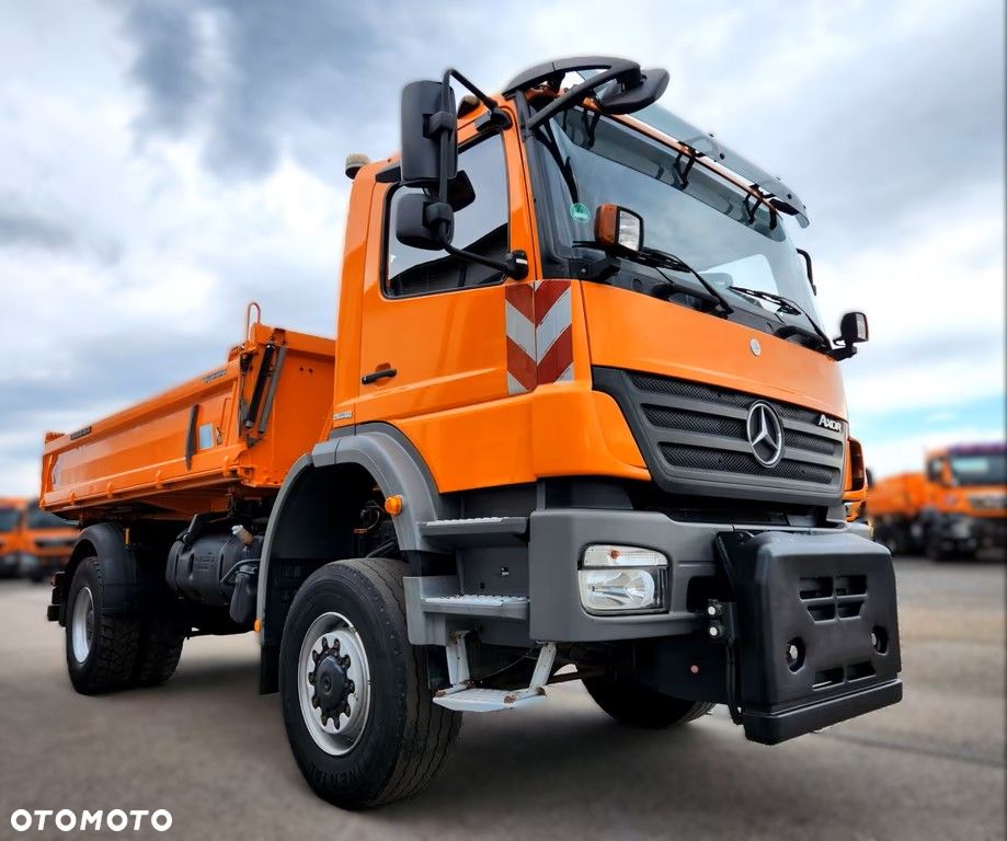 Mercedes-Benz Axor 1829 4x4 | Wywrotka 3-stronna Meiller | 166 tys. km | Euro 5 | Zimowe Utrzymanie Dróg - 4