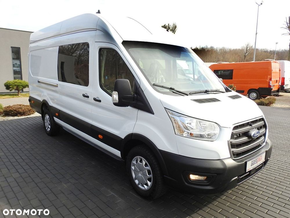 Ford TRANSIT  FURGON BRYGADÓWKA  6 MIEJSC TEMPOMAT LEDY KLIMATYZACJA  180KM - 5
