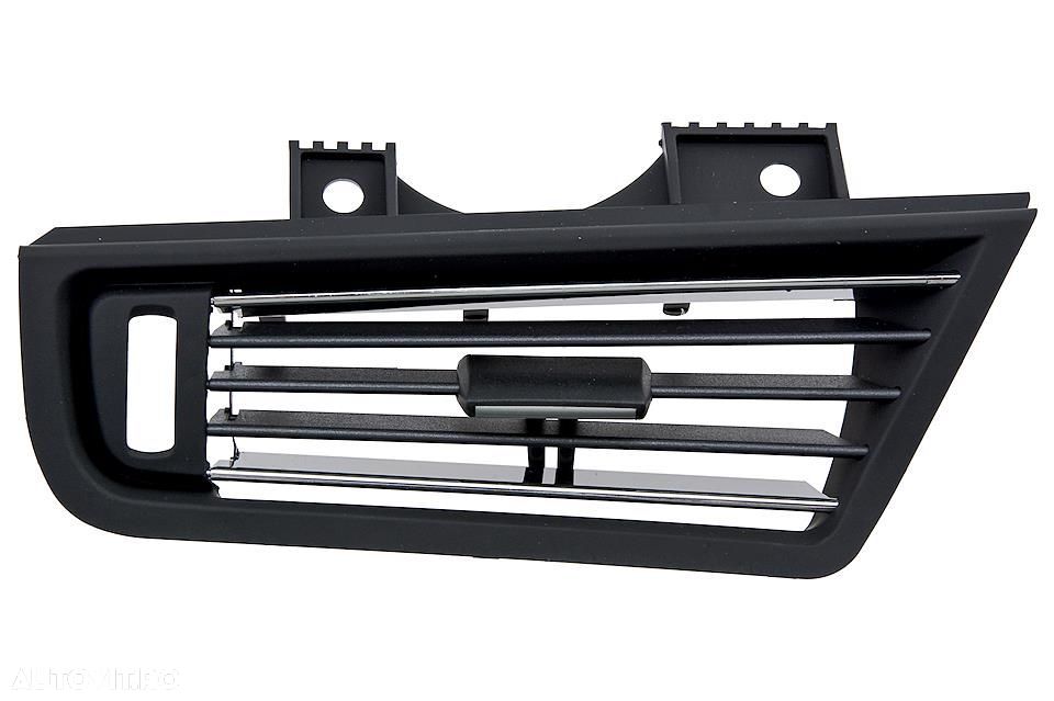 Grila ventilatie aer AC Bmw Seria 5 F10, F11, 2010-, Dreapta Cromat, NTY EZC-BM-047 - 4