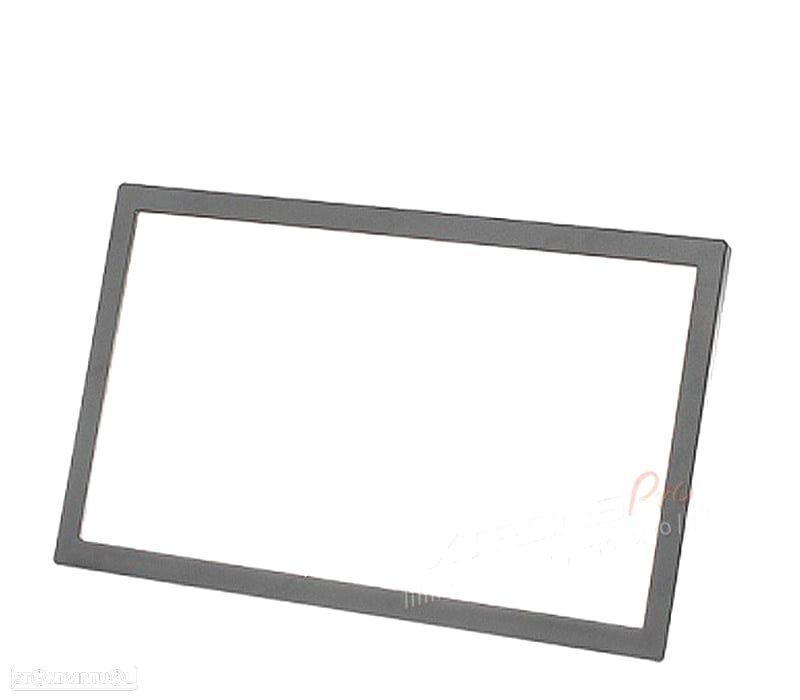 MOLDURA ADAPTADOR PRETO PARA RADIO 2-DIN VW - 3