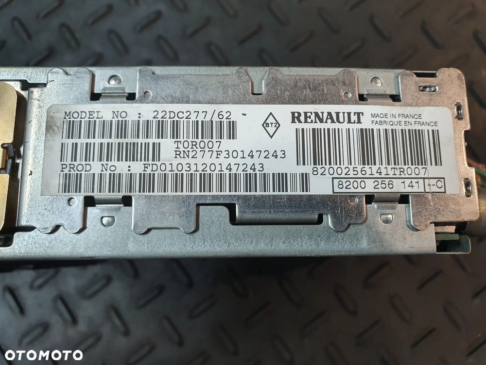 RADIO CD FABRYCZNE RENAULT MEGANE II SCENIC II 8200256141 - 5
