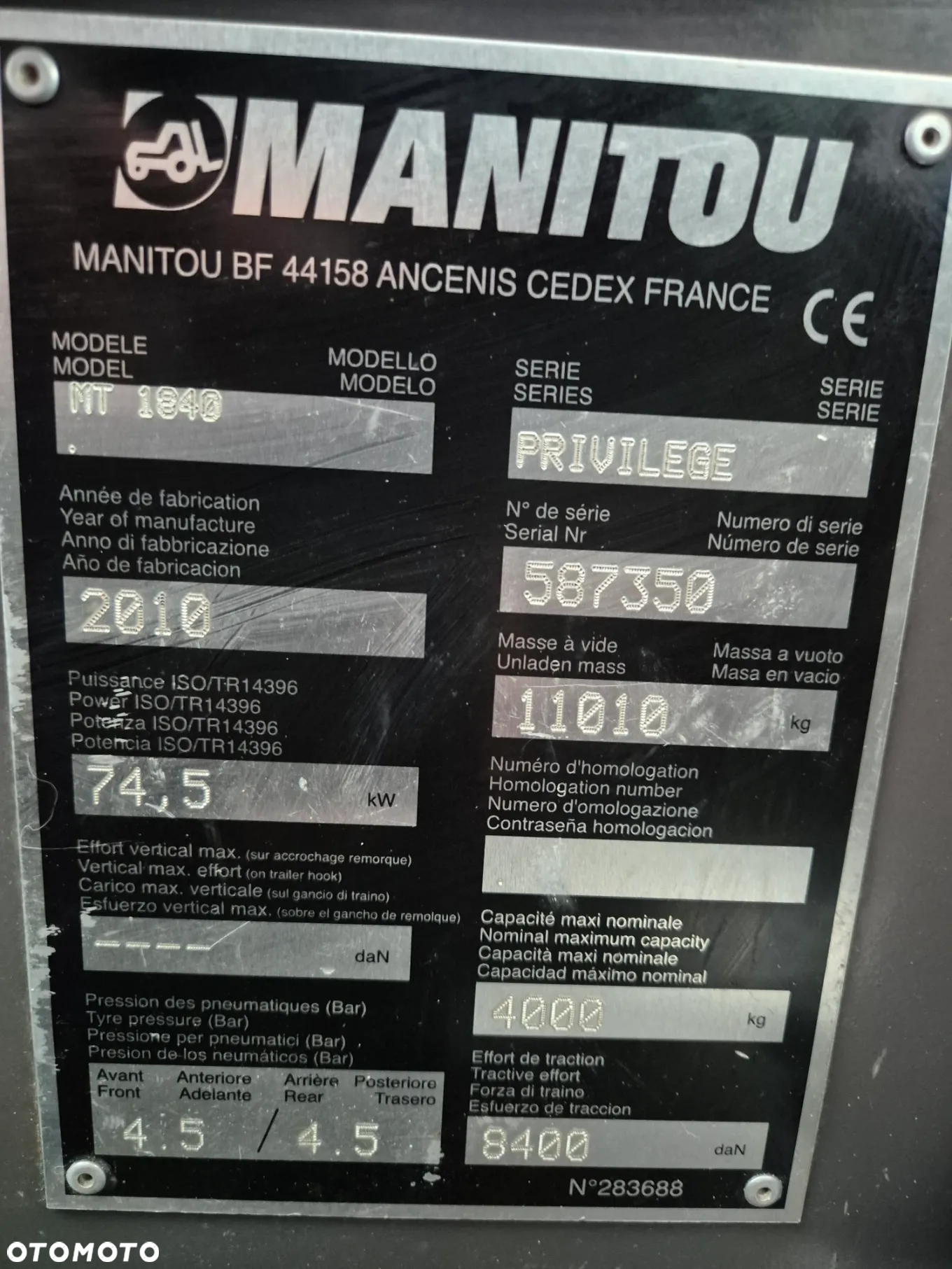 Manitou MT1840 - 29