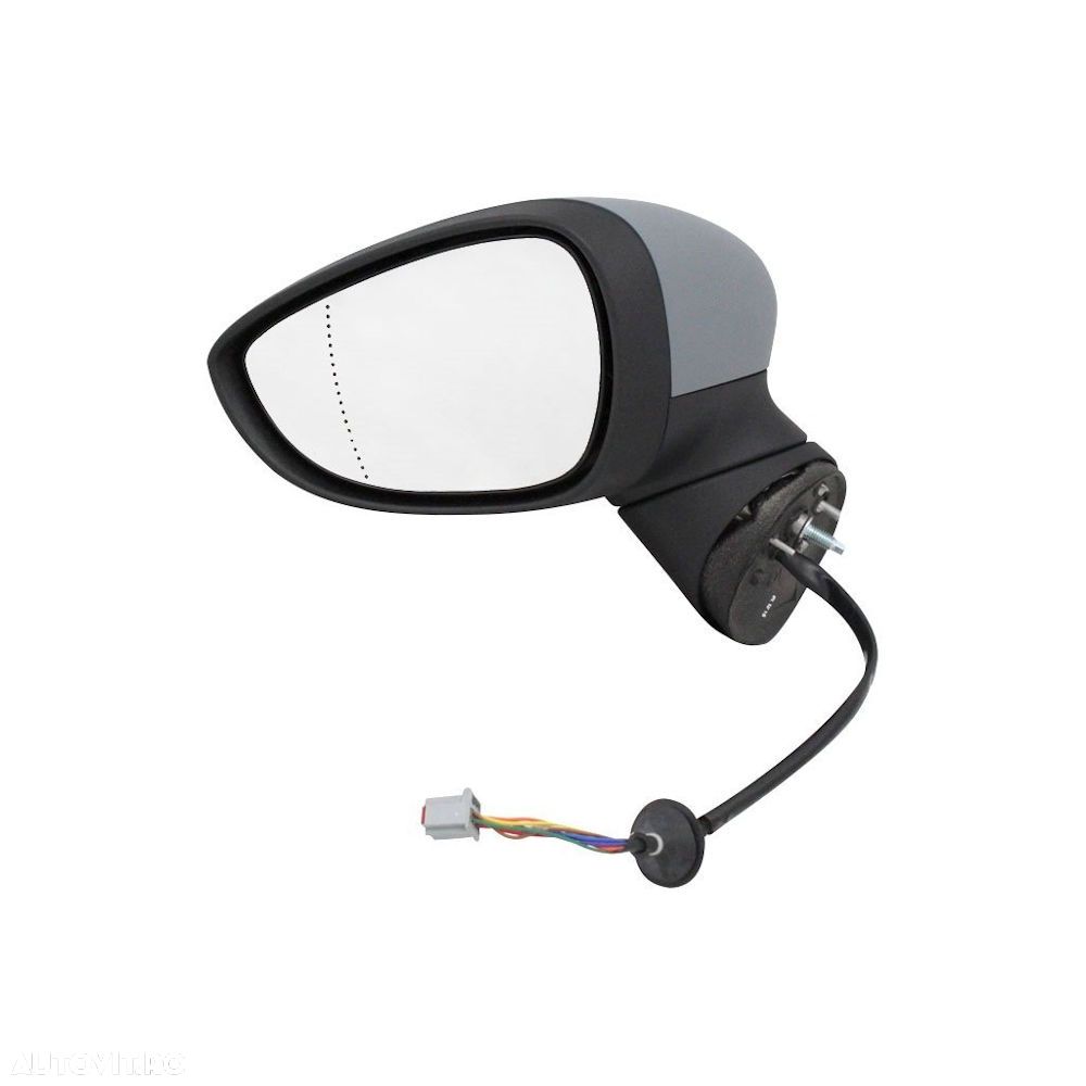 Oglinda exterioara Ford Fiesta (Ja8) 09.2008-01.2013 stanga/dreapta, 6pini, cu semnalizare crom asferica carcasa prevopsita grunduita reglare electrica cu incalzire - 1