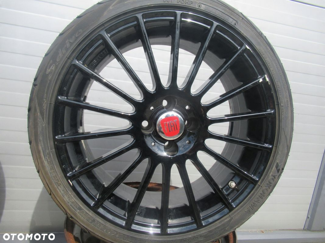 ALU+OPONY LATO R17 FIAT 500,ABARTH 4x98 195/40R17+215/35R17 7J/8J - 7