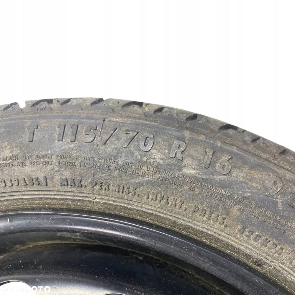 KOŁO DOJAZDOWE OPEL VECTRA C SIGNUM ASTRA H 115/70R16 5X110 2160132 - 13