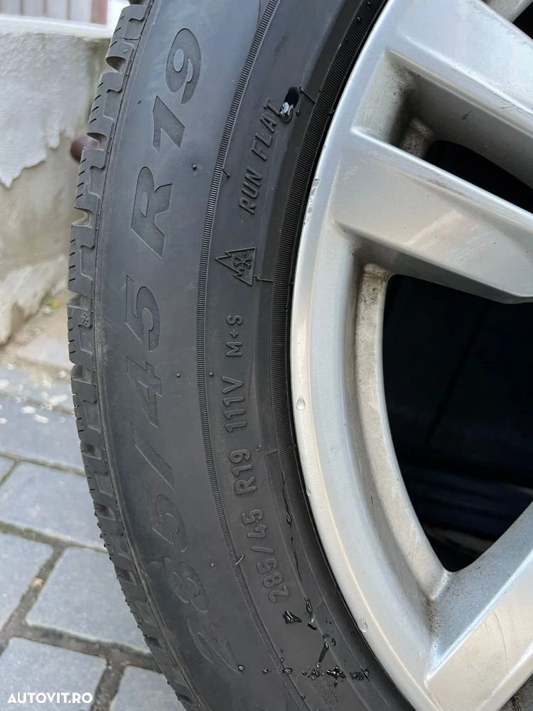 Set jante OEM BMW X5/X6 19' + anvelope iarnă Pirelli Scorpion Winter*RF - 10