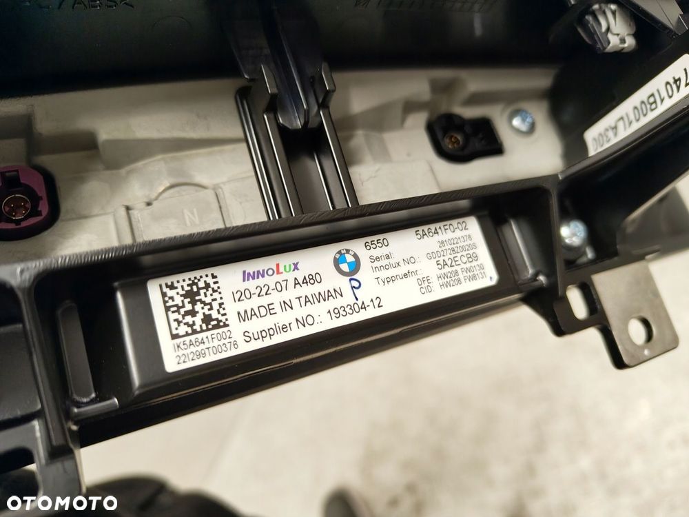 BMW iX i20 EKRAN MONITOR LICZNIK WYŚWIETLACZ EU 5A641F0 - 3