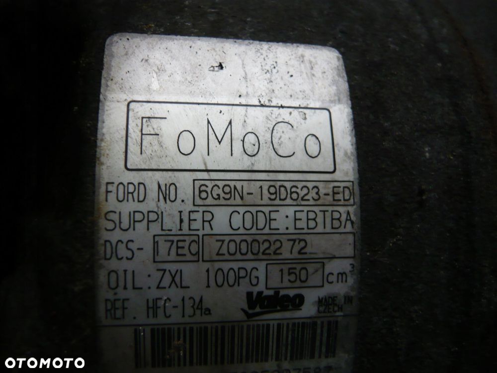 sprężarka kompresor klimatyzacji 6g9n-19d623-ed ford mondeo mk4 - 2