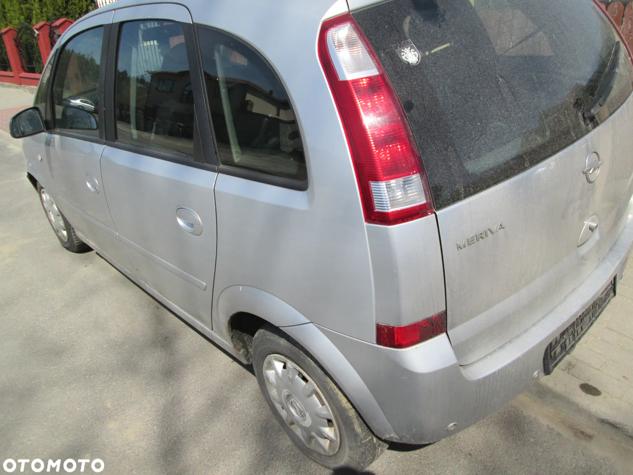 OPEL MERIVA A 1.6 8V Z16SE Z157 SILNIK DRZWI MASKA SZYBA FOTELE CZĘŚCI SREBRNA - 4