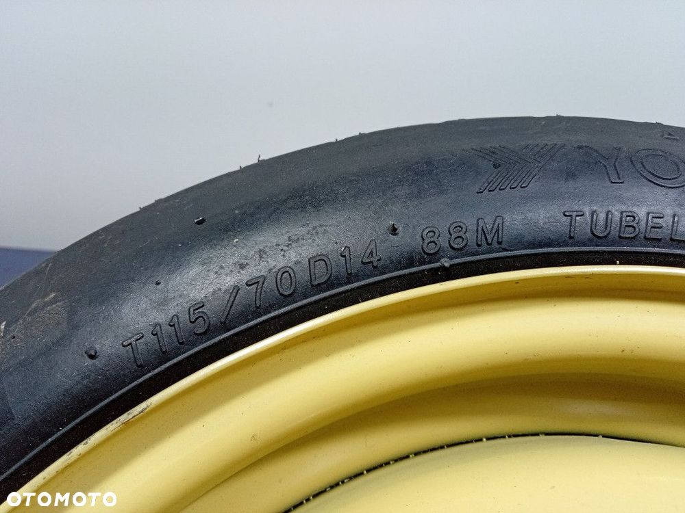 TOYOTA YARIS VERSO KOŁO DOJAZDOWE 4JX14 4X100 - 3