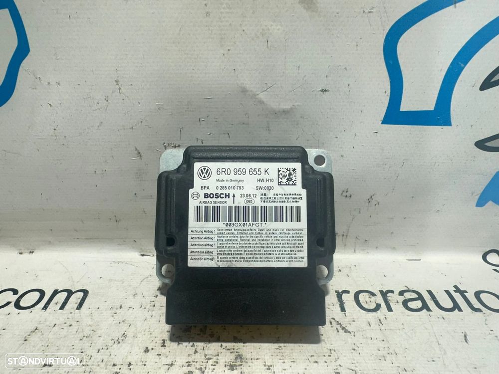 .Módulo Centralina Airbag SRS Original VW Volkswagen Seat Skoda 6R0959655K 2009 - 2017 - 3