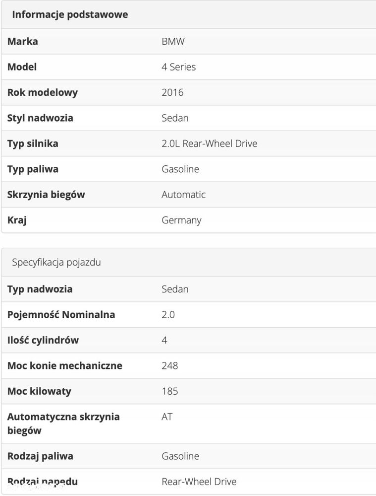 U5 BMW 4 F32 F33 F36 KLAKSON LOW UCHWYT MOCOWANIE 7300976 ORYGINAŁ - 6