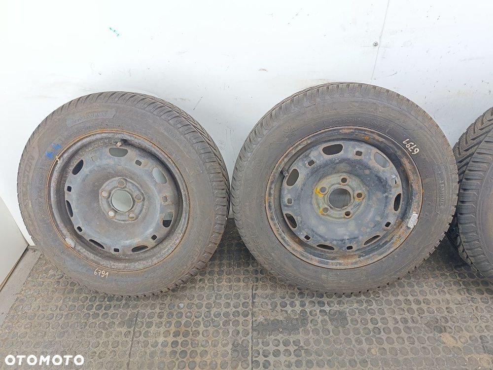 FELGI STALOWE KOMPLET 14 Z OPONAMI SKODA FABIA I FL 6Q0.601.027R - 8