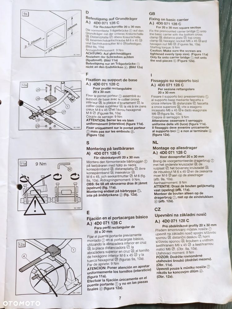 Uchwyt bagażnik rowerowy Votex - 17