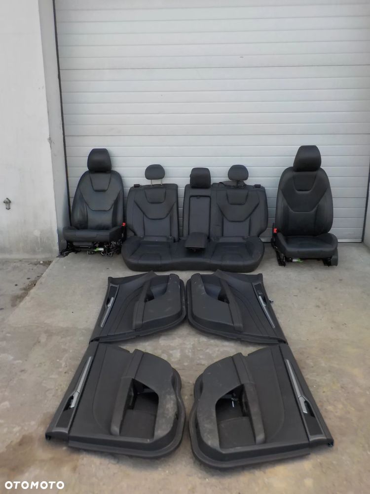 FORD MONDEO MK5 FOTELE GRZANE PODŁOKIETNIK KANAPA SKÓRA BOCZKI - 1