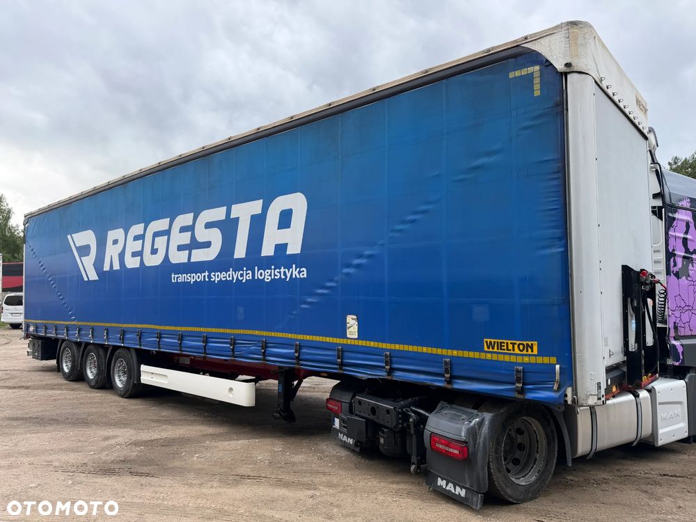 Krone WIELTON MEGA FIRANKA MULDA / SAF OSIE R 19.5 / OŚ PODNOSZONA / PODNOSZONY DACH / DOSTĘPNE 2 SZTUKI!! - 3