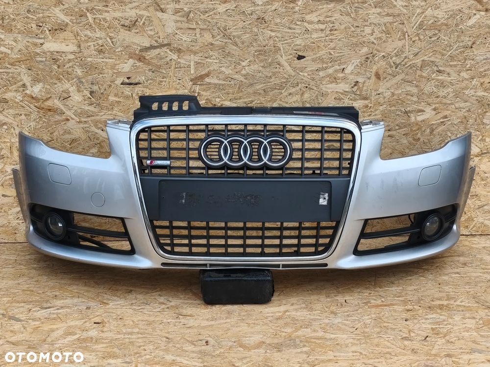 Audi A4 B7 S-Line 04-08r zderzak przód przedni Spryskiwacze pod Xenon - 1