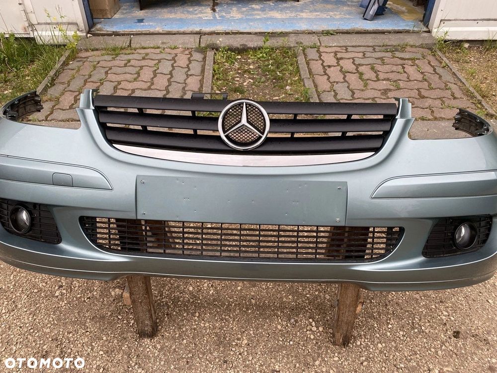 ZDERZAK PRZÓD MERCEDES A KLASA W169 KOMPLETNY 04-08 LAKIER 958 QUELLBLAU - 4
