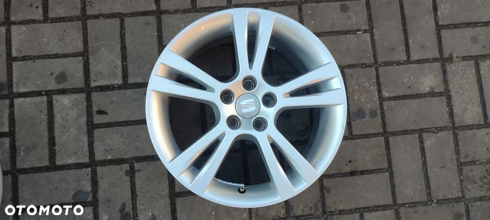 6J0601025B FELGI 5x100 7Jx16 CALI ET43 SEAT IBIZA 6J VW POLO 9N6R SKODA RAPID FABIA 4 SZTUKI KOMPLET - 3
