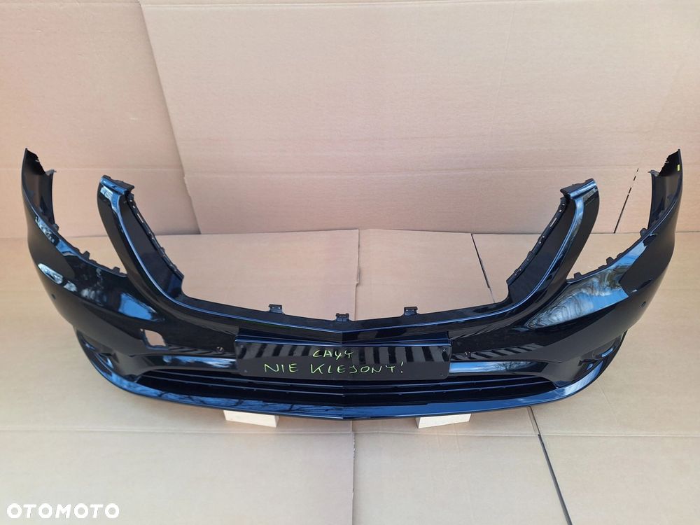 MERCEDES VITO 447 W447 14-19 KOLOR: 197 OBSIDIANSCHWARZ W KOLOR BDB! CAŁY ZDERZAK PRZÓD PRZEDNI A4478850825 WYSYŁKA 24H - 2