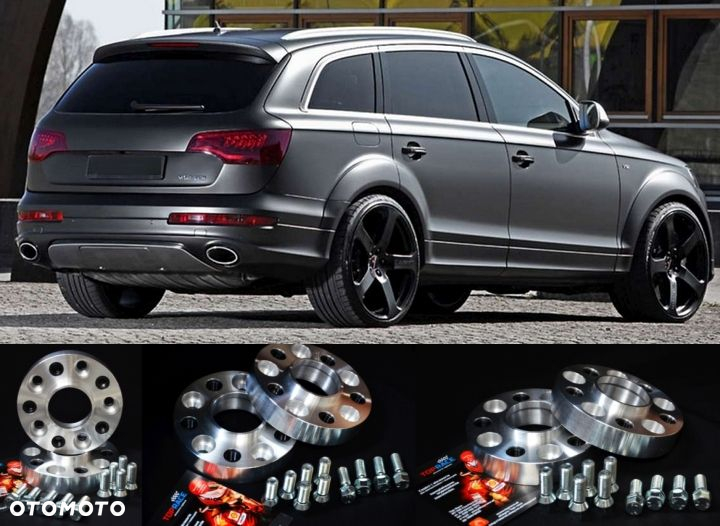 DYSTANSE ADAPTERY do kół Audi Q7 Porsche Cayenne Touareq 5x130 G-Klasa Gelenda - 7