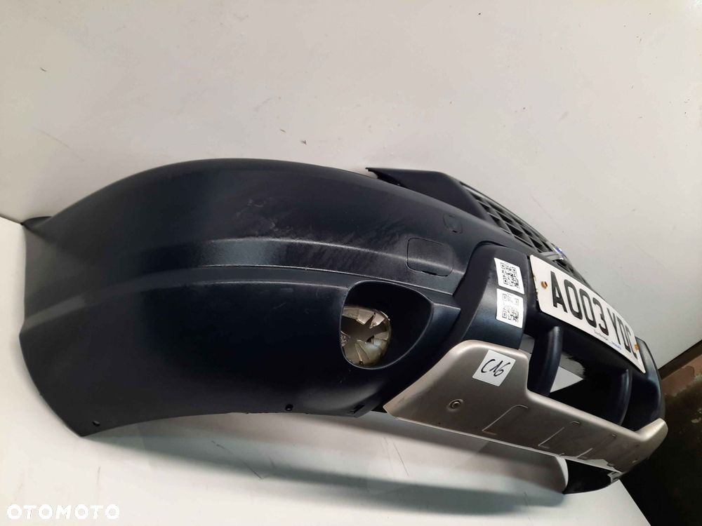 ^ ZDERZAK PRZÓD PRZEDNI VOLVO XC70 2 II CZARNY MAT HALOGENY - 2