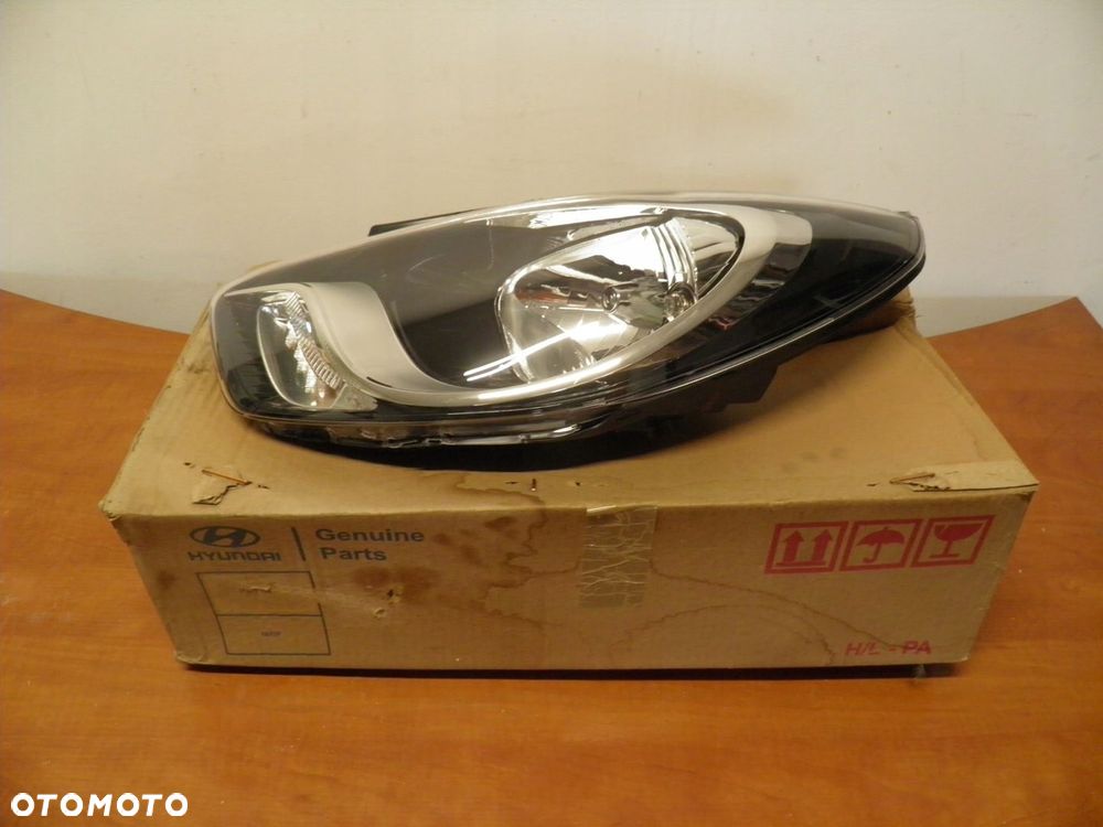 LAMPA LEWA HYUNDAI I10 i10 LIFT CZARNA NOWA ORYGIN - 4
