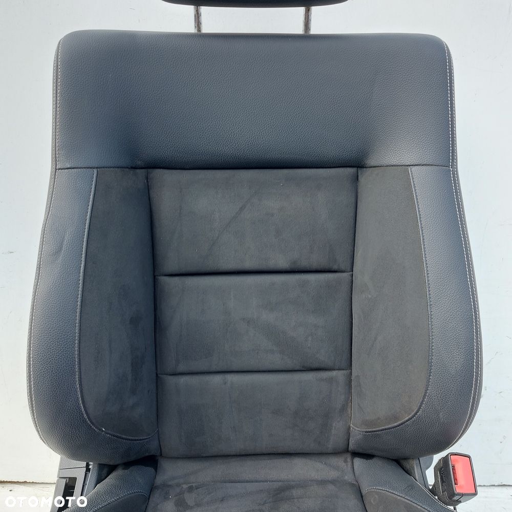 FOTEL PASAZERA KOMPLETNY PODUSZKI MODUL MERCEDES E W212 LIFT ORYGINAL DEMONTAZ SKORA ALCANTARA - 3