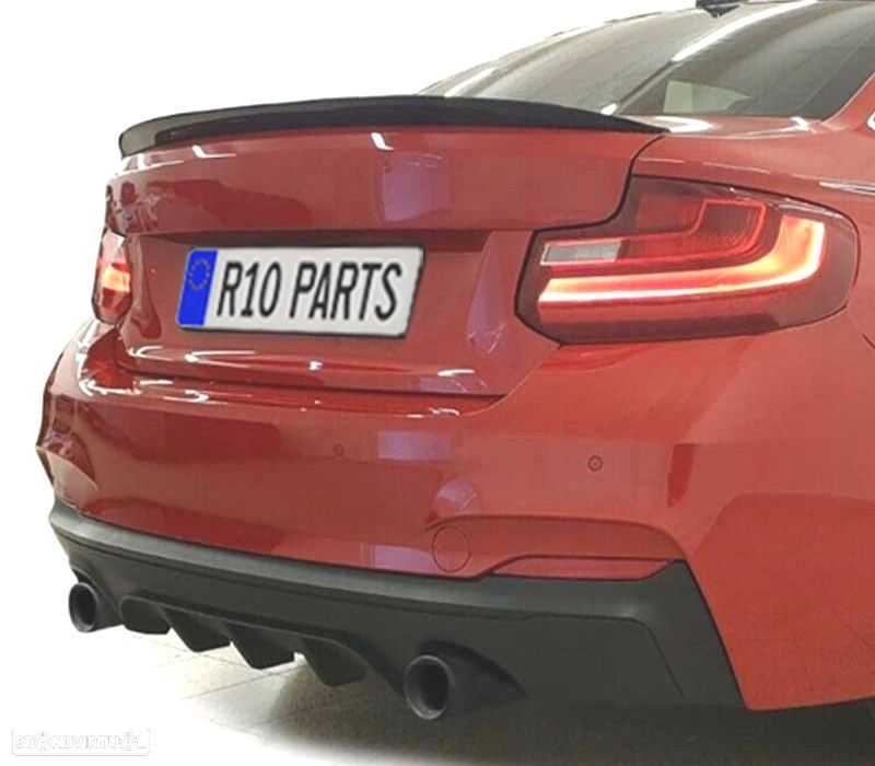 DIFUSOR BMW F22 F23 F23 LOOK M PERFORMANCE PRETO MATE O---O - 2