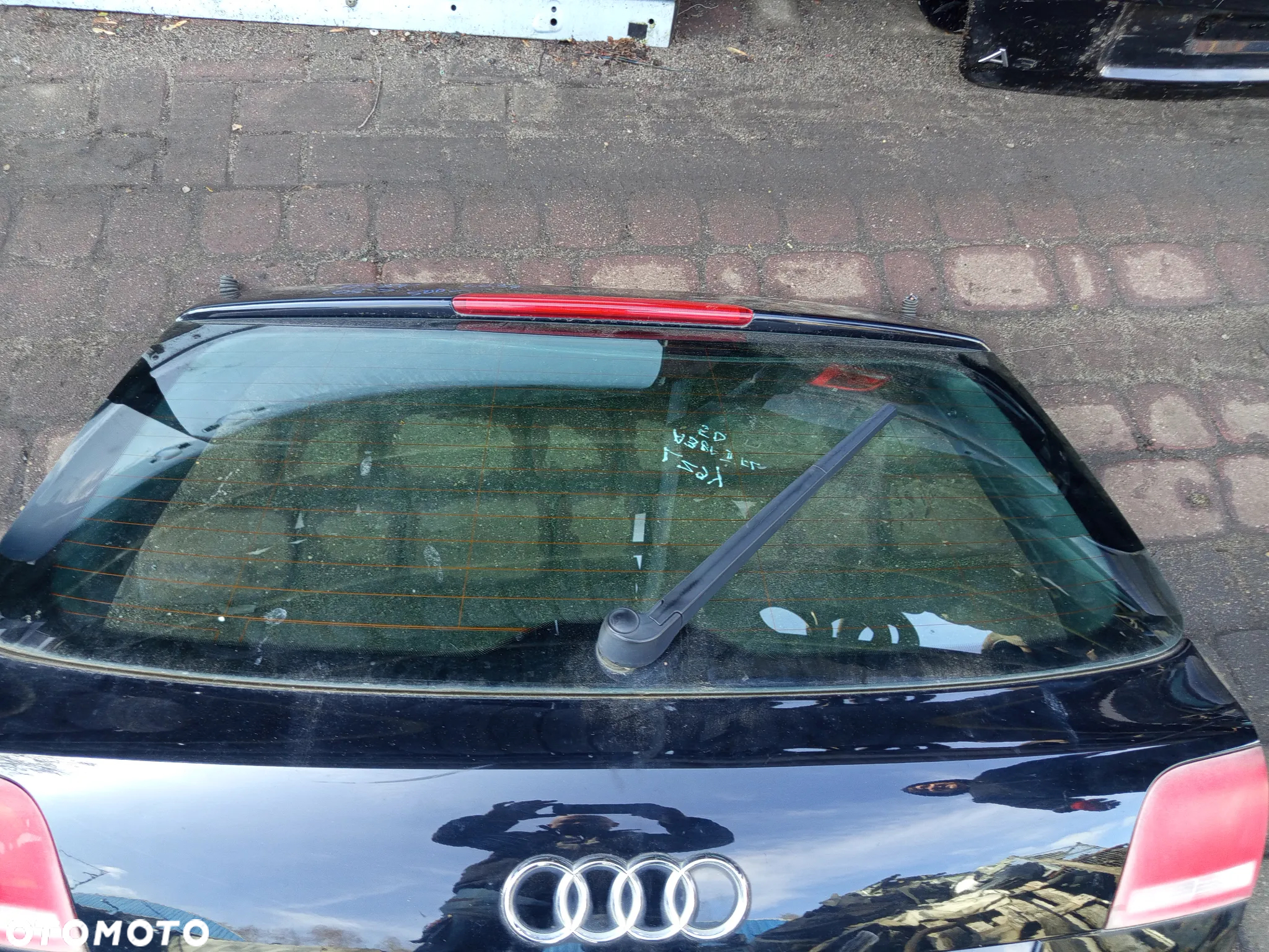 KLAPA AUDI A3 8P 5D KOD KOLORU LZGY ZAMEK SILNICZEK WYCIERACZKI - 3