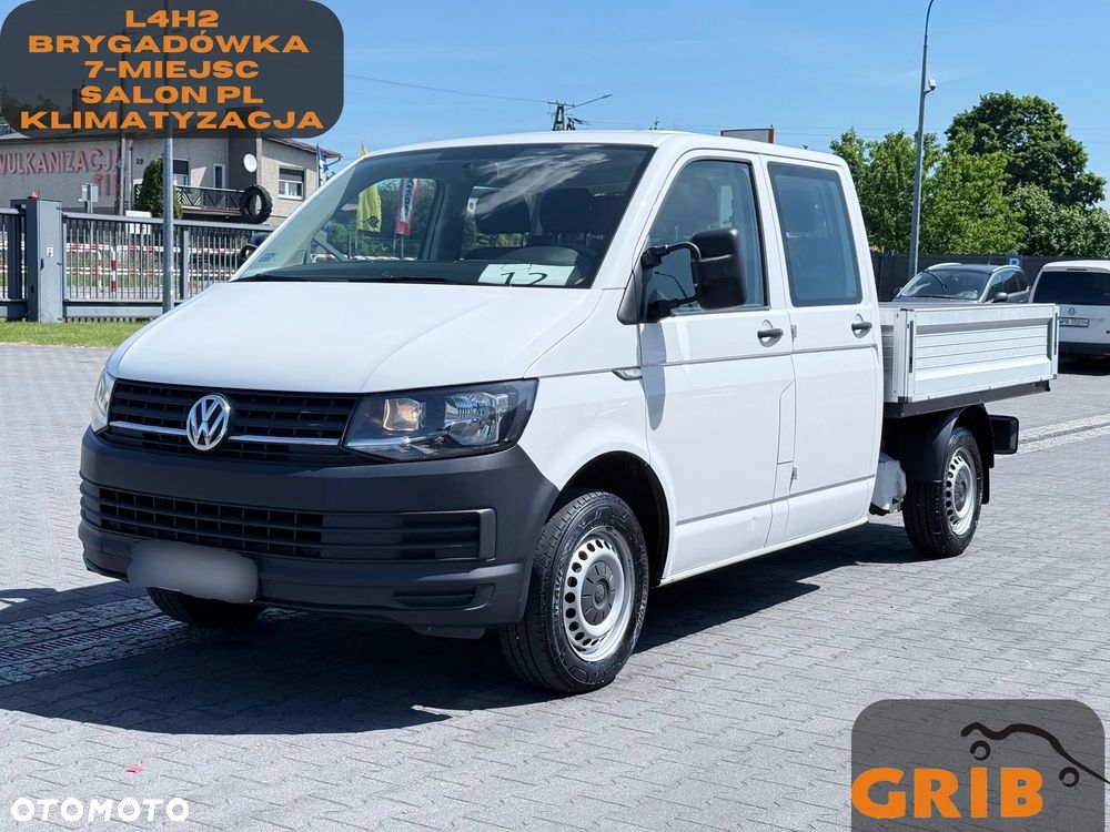 Volkswagen Transporter T6 Doka Brygadówka 6-miejsc Skrzynia Salon PL, Jeden Właściciel - 1