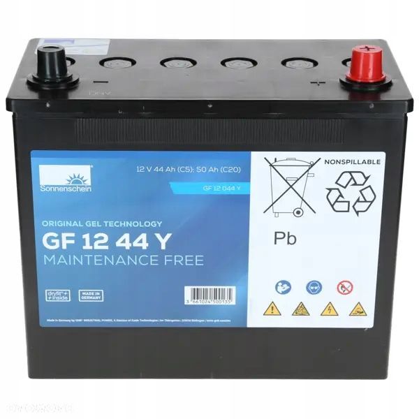 Akumulator Sonnenschein GF12-044Y 12V 50Ah 20h 261x135x230 - 2