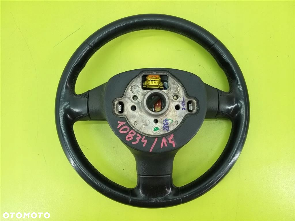 Kierownica z poduszką AIRBAG VW Passat B6 2005-2009 PRZED LIFT SKÓRA MULTI - 2
