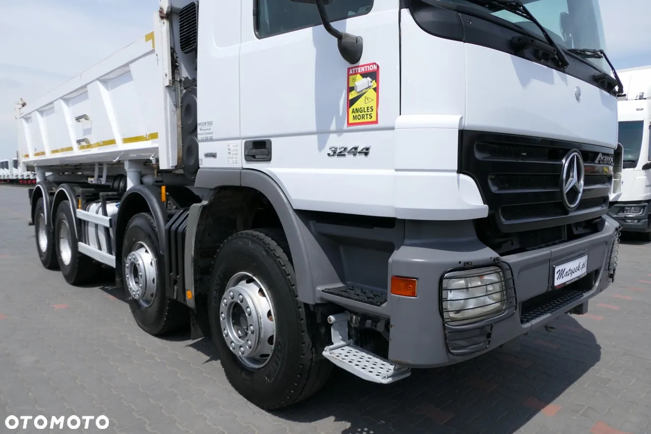 Mercedes-Benz ACTROS 32 440 / 8x4 / WYWROTKA + HYDROBURTA / EPS + SPRZĘGŁO / ŁADOWNOŚĆ : 18 TON - 14