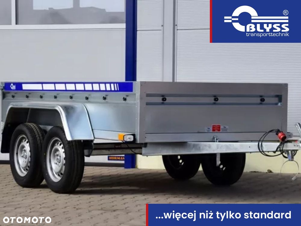 Blyss Przyczepa, przyczepka dwie osie, od producenta 270x125x39 cm DMC 750 KG BLYSS - 2