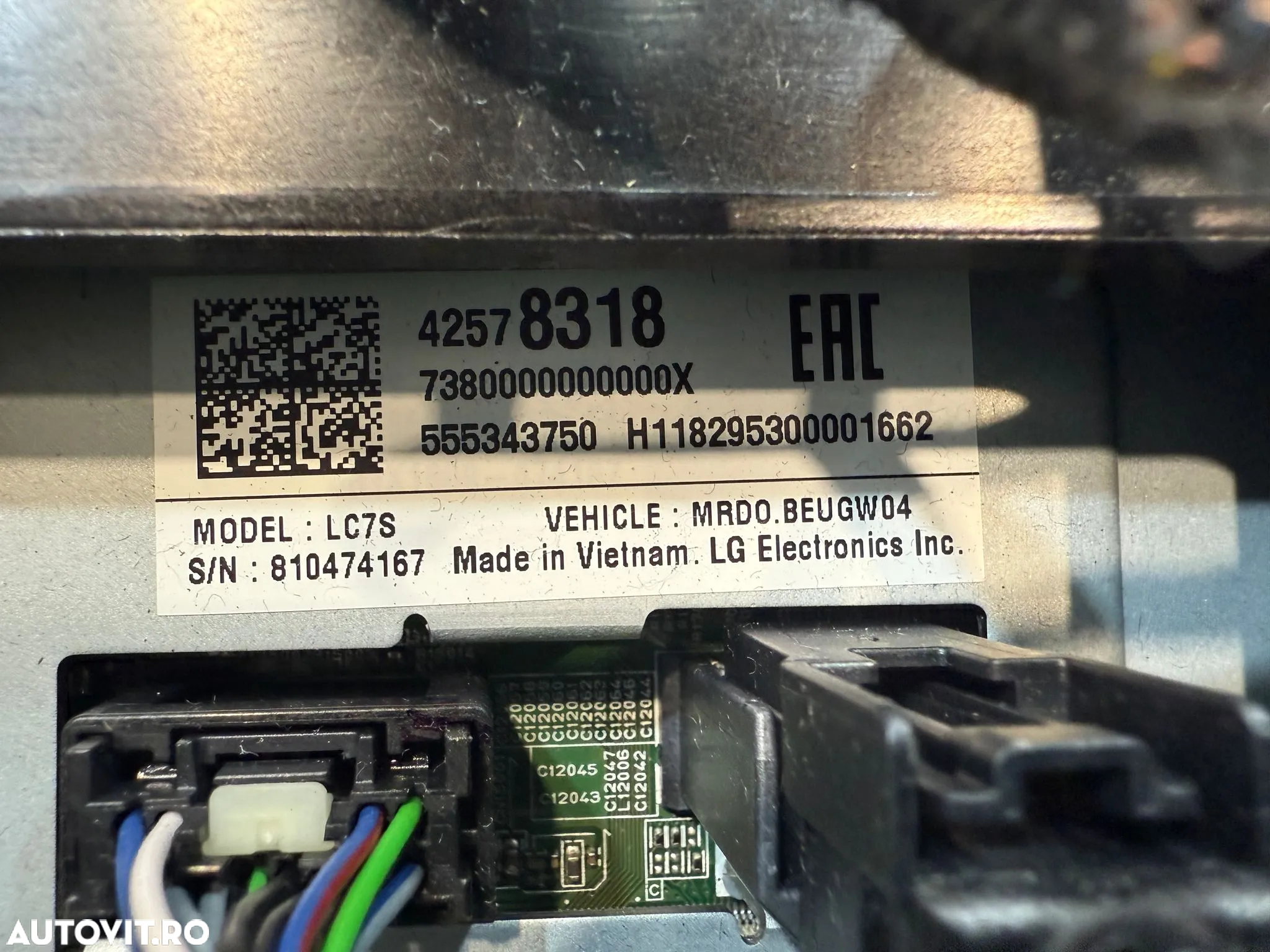 DISPLAY NAVIGATIE NAVI CD MULTIMEDIA OPEL ASTRA K 1.4 BENZINA 2019 COD OEM 42578318 2015-2021 - 4