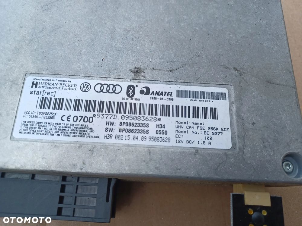 MODUŁ BLUETOOTH AUDI 8P0862335S - 2