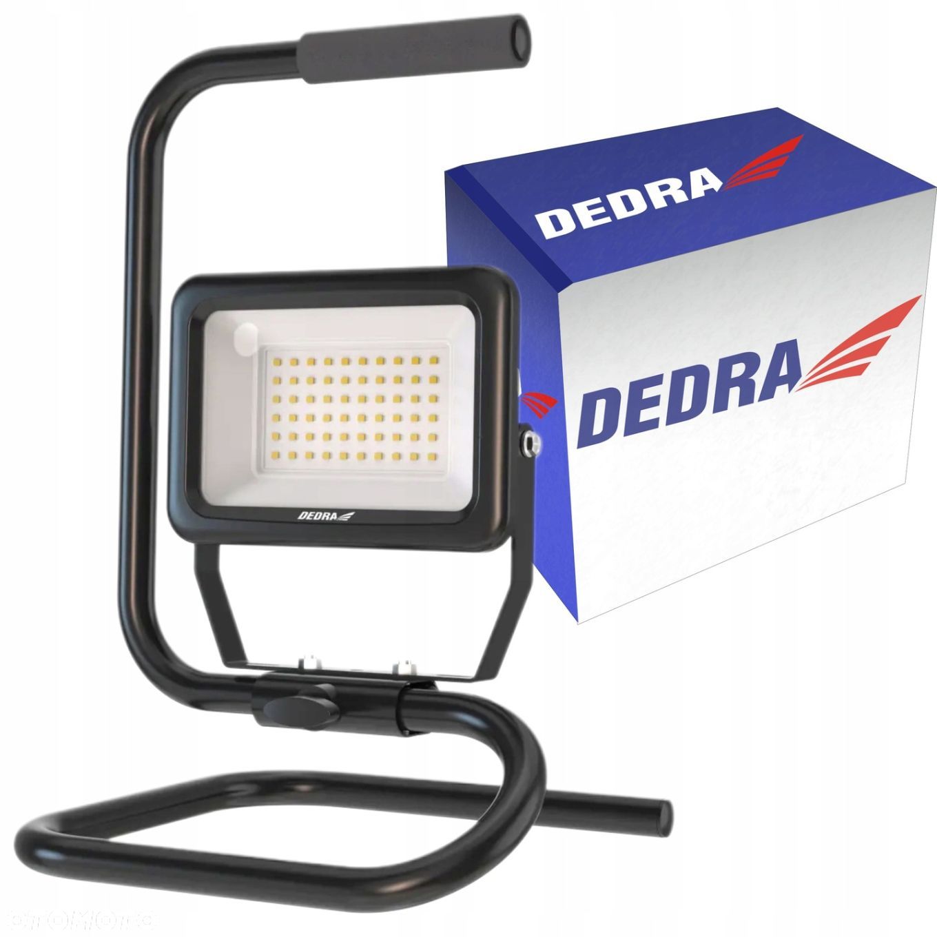 DEDRA LAMPA WARSZTATOWA LED STOJAK REFLEKTOR PRZENOŚNY BUDOWLANA 50W 1073-5 - 1