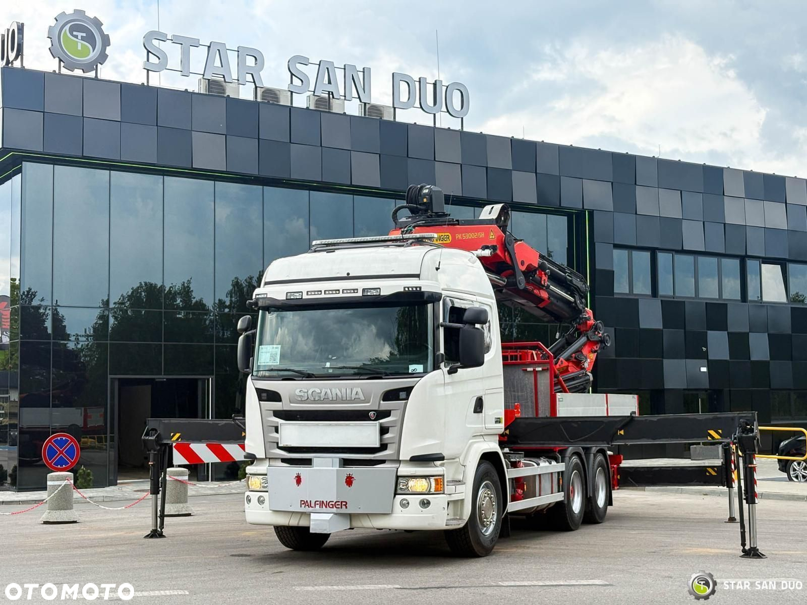 Scania G490 6x2 PalfingerPK 53002 SH Fly Jib Kosz Siodło - 12