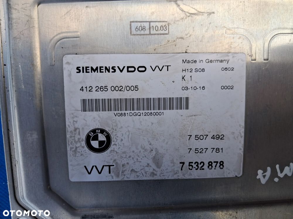 Sterownik BMW E60 E61 E65 E70 X5 VVT 7532878 Valvetronic 7527781 moduł 7507492 skrzyni biegów Automat - 2
