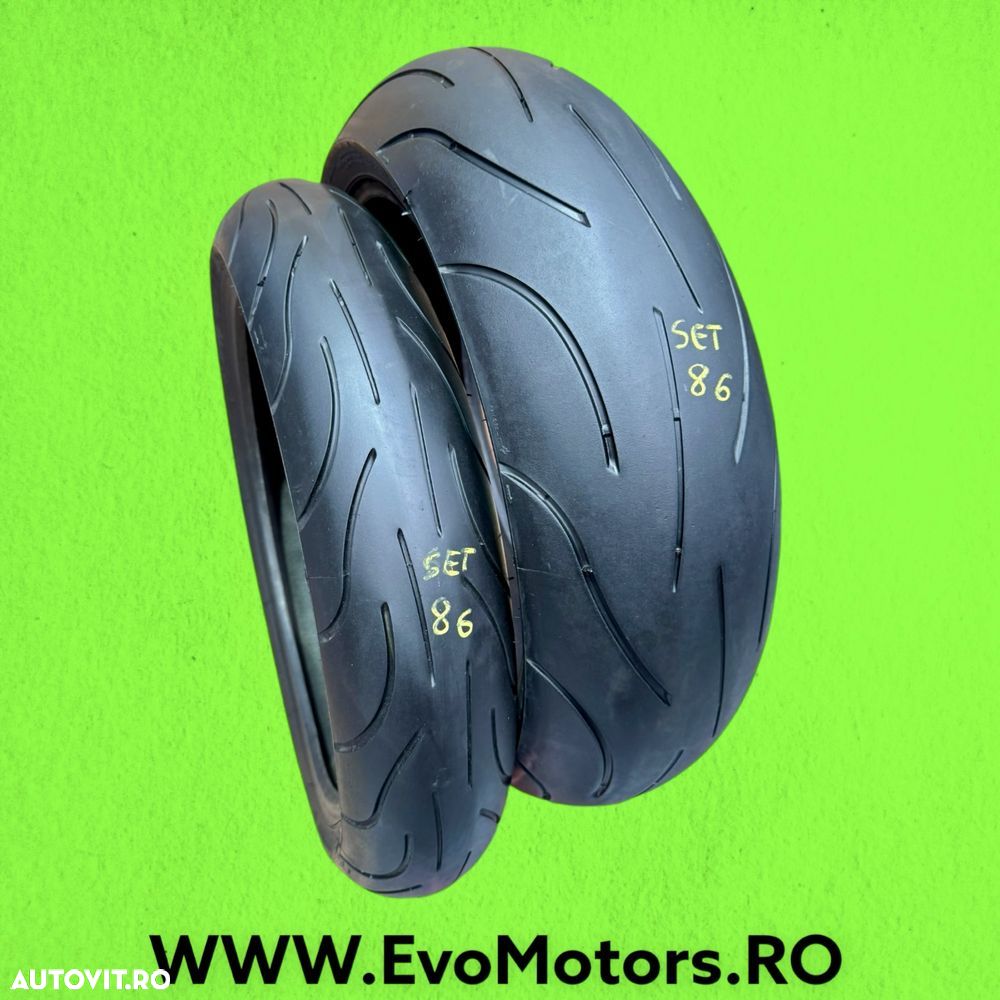 Set Anvelopa Moto 120 70 17 si 180 55 17 Michelin Pilot Power Set86 - 1