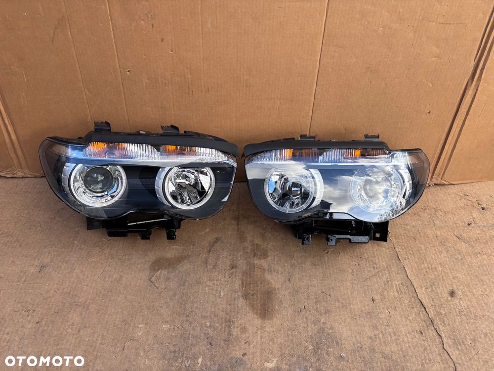 Bmw 7 E65 E66 Lampa Przednia Lewa Prawa Oryginalna Reflektor H7 Nowy Prawy Lewy Europa Kompletna 7164726 7164725 - 1