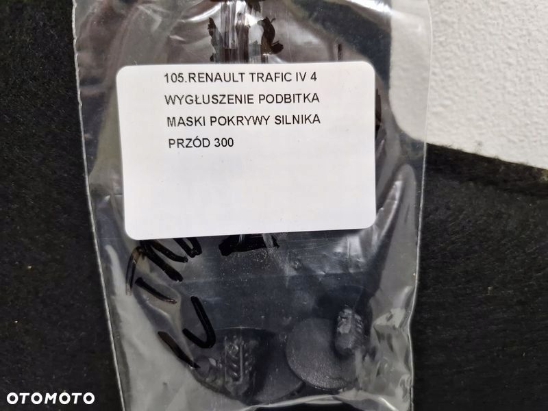 RENAULT TRAFIC IV 4 WYGŁUSZENIE PODBITKA MASKI POKRYWY SILNIKA PRZÓD - 2