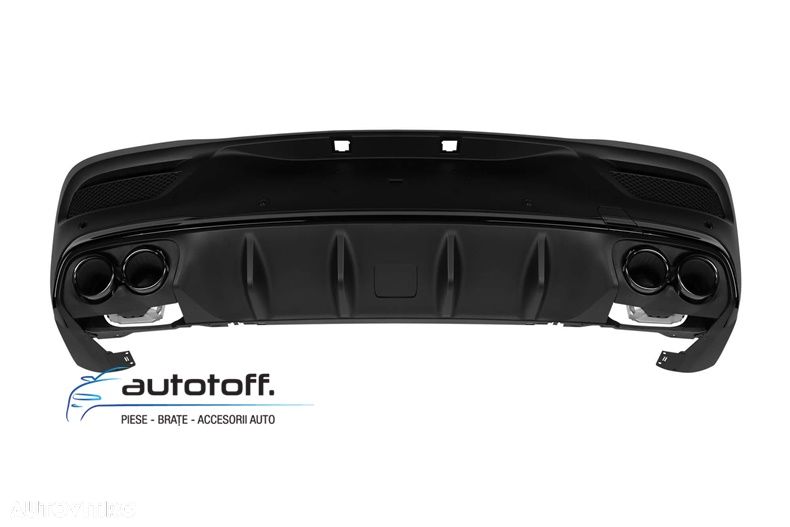 Difuzor bara spate Mercedes GLE Coupe C167 (2019+) 53AMG Design Full Black - 3