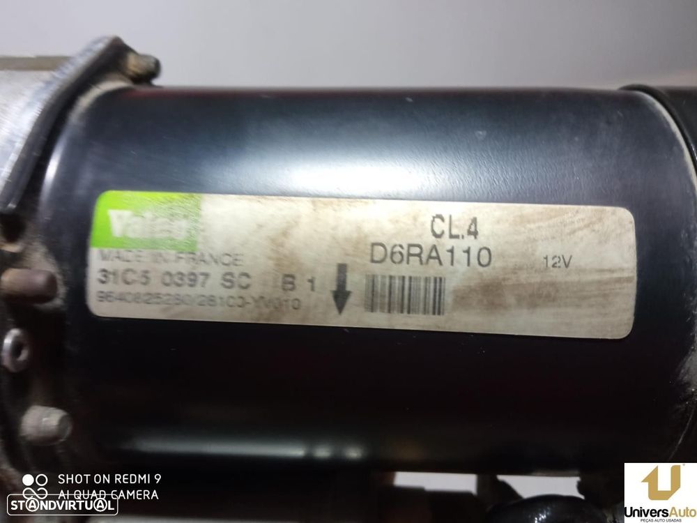 MOTOR ARRANQUE PEUGEOT 206 FASTBACK 2005 -D6RA110 - 1