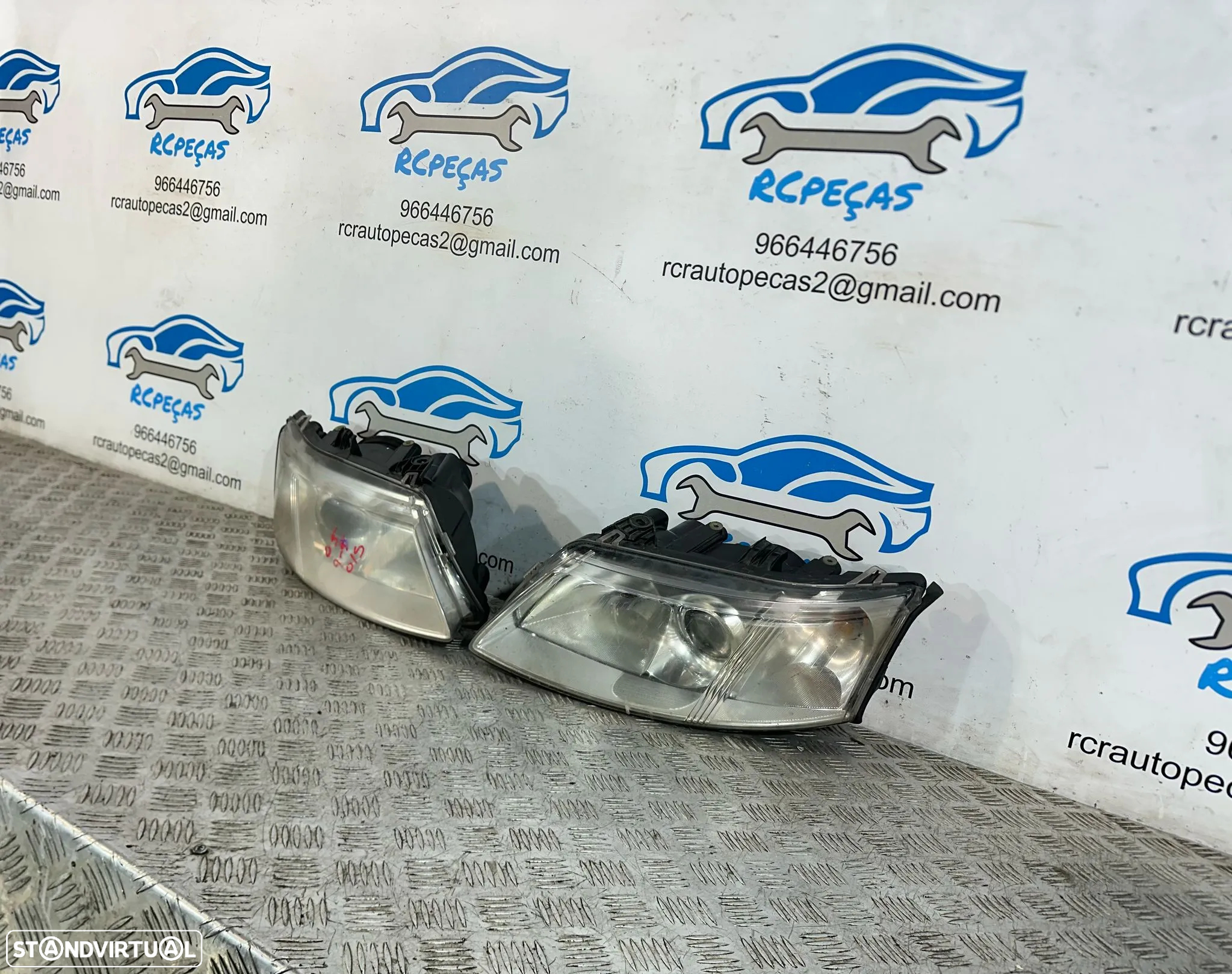 .Conjunto Oticas Farois Frontal Frente Esquerda Direita Saab 93 9-3 YS3F 2002 - 2012 - 3