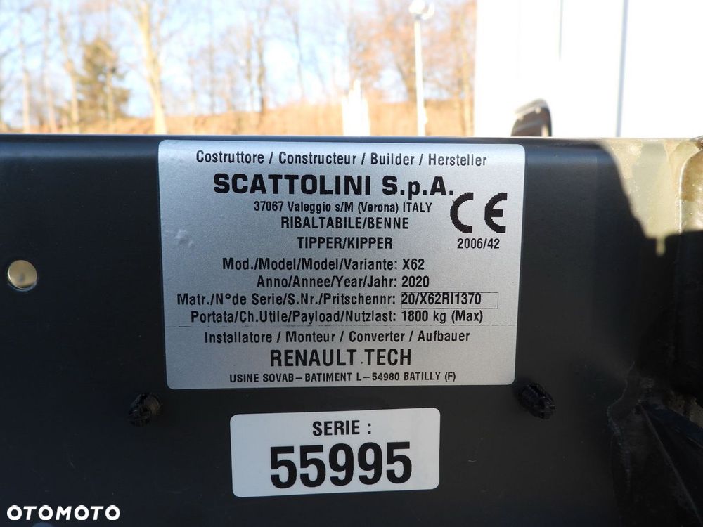 Renault MASTER WYWROTKA PODWÓJNA KABINA DOKA 6 MIEJSC TEMPOMAT LEDY BLIŹNIACZE KOŁA KLIMATYZACJA  130KM - 22