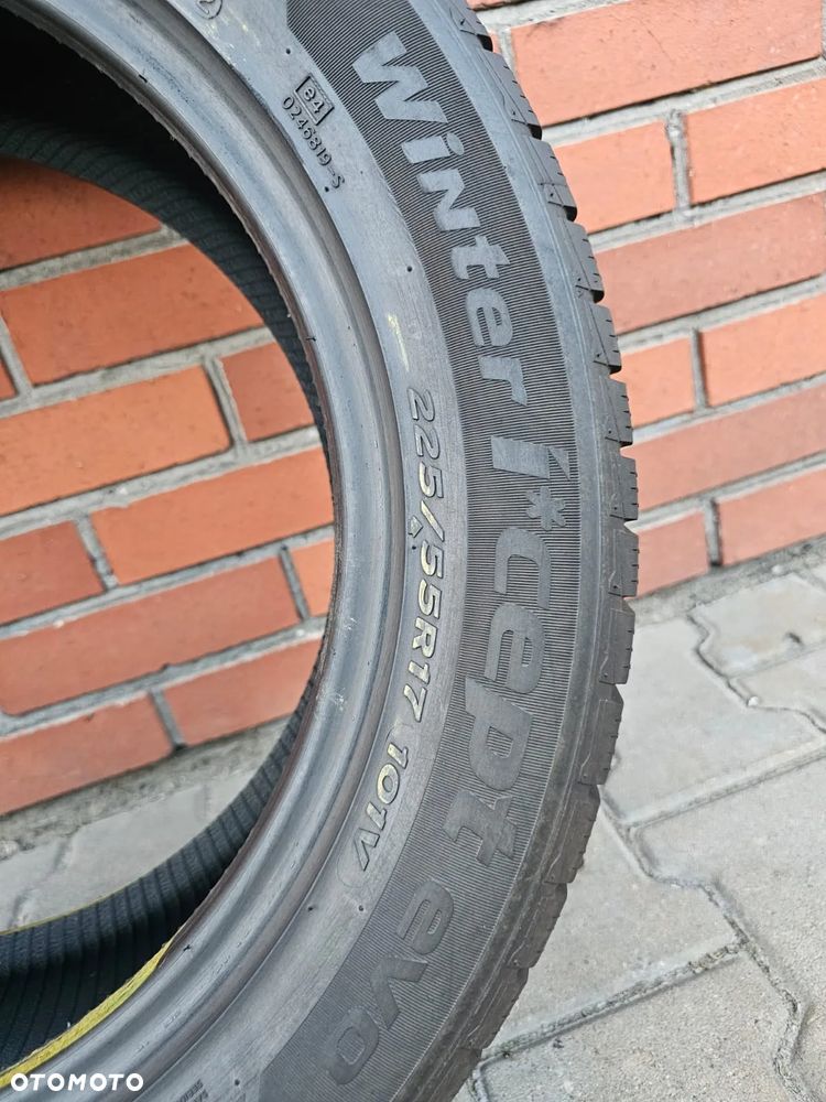 (O154) 225/55R17 101V 7mm 12r / Hankook Winter icept evo - 6