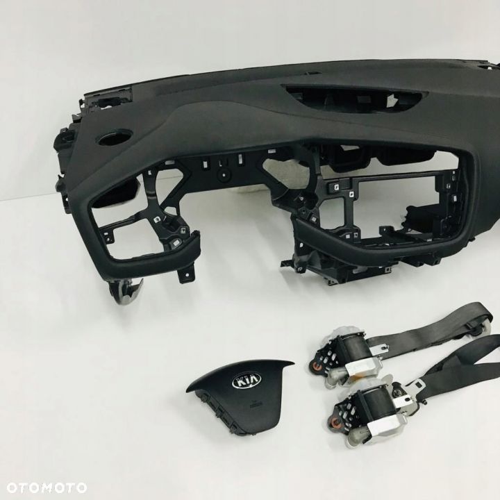 KIA CEED DESKA ROZDZIELCZA KONSOLA KOKPIT PULPIT PODUSZKI AIRBAG AIR BAG PASY KIT SET - 2